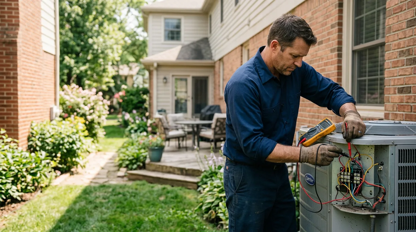 HVAC technician working near New Salem, PA
